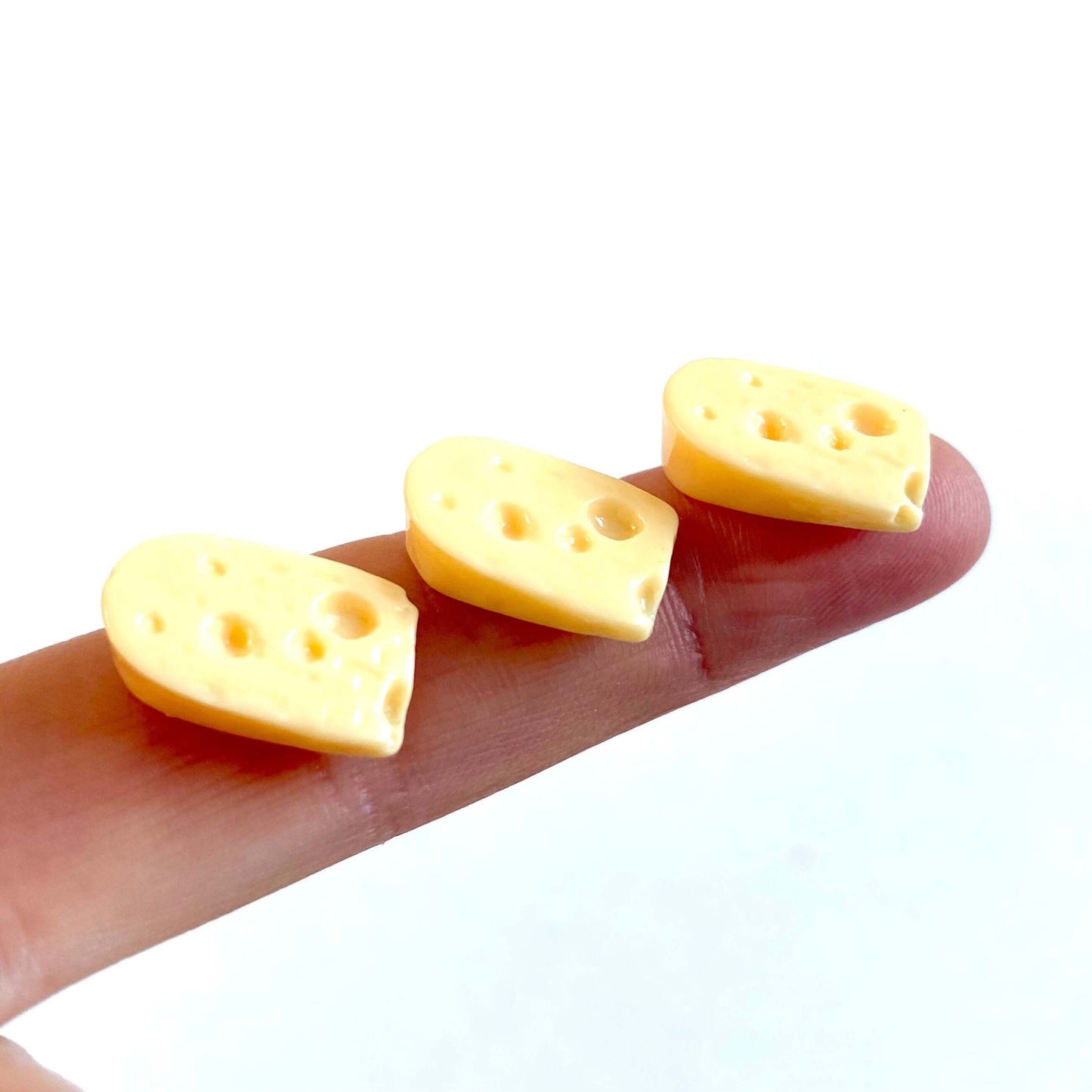 Miniature cheese flat back 1/6 scale food - Blacksparrowuk