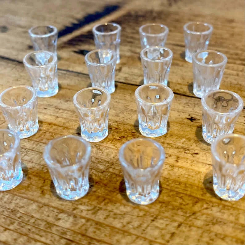 Miniature Glass 1/12 resin cup Play kitchen Dolls kitchenware - Blacksparrowuk