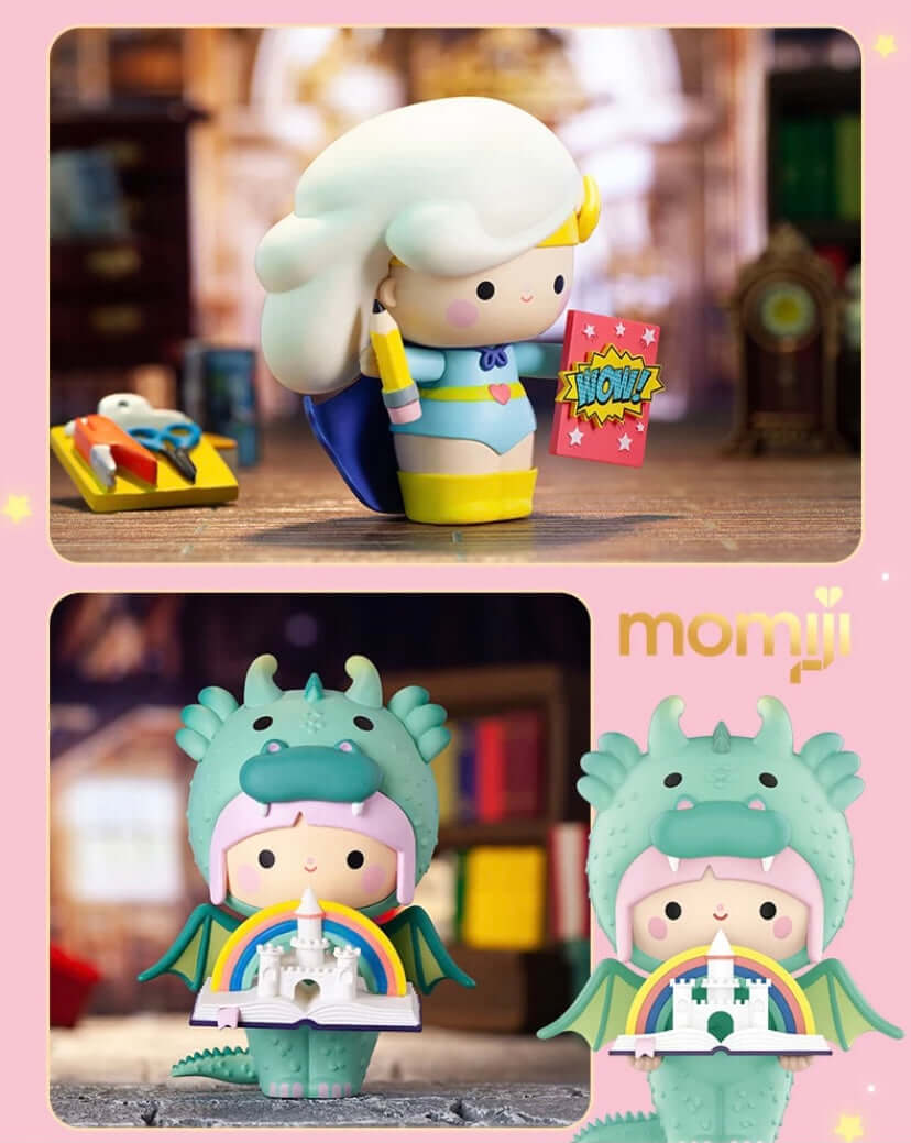 Popmart Momiji Book club series - Blind box - Mystery Mini figure - Surprise collectable figurine - 1 figure - Blacksparrowuk