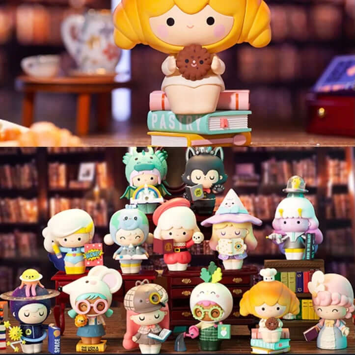 Popmart Momiji Book club series - Blind box - Mystery Mini figure - Surprise collectable figurine - 1 figure - Blacksparrowuk