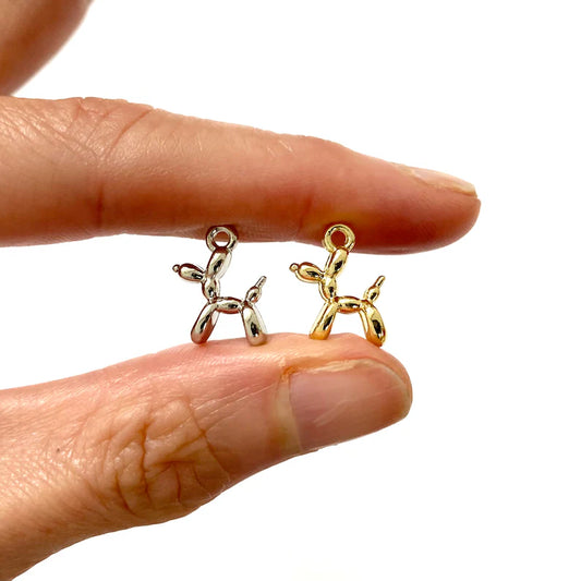 Miniature Balloon Dog charms