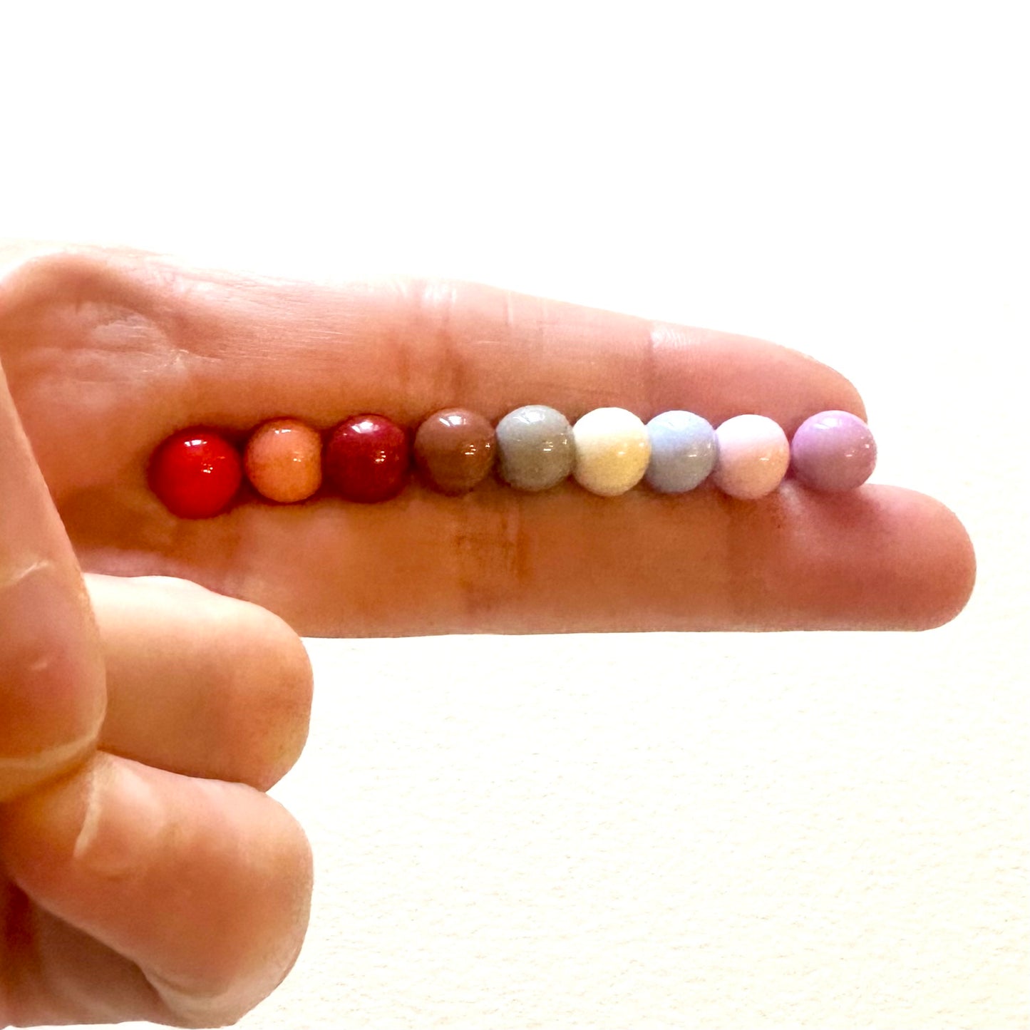 Miniature mushroom plastic buttons with shank fastener 7.5mm