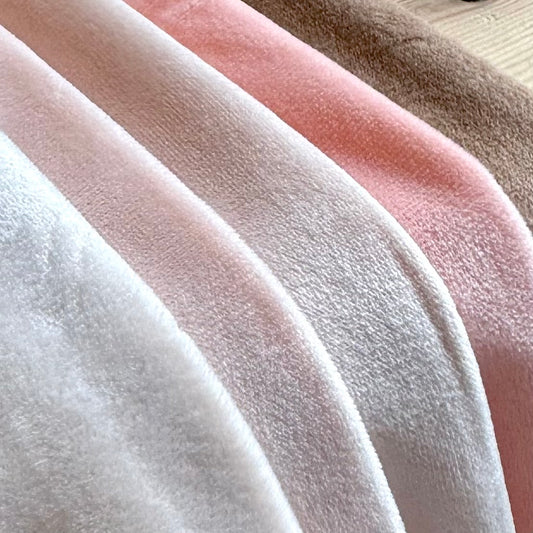 Doll skin fabric soft plush velour material 50x50cm