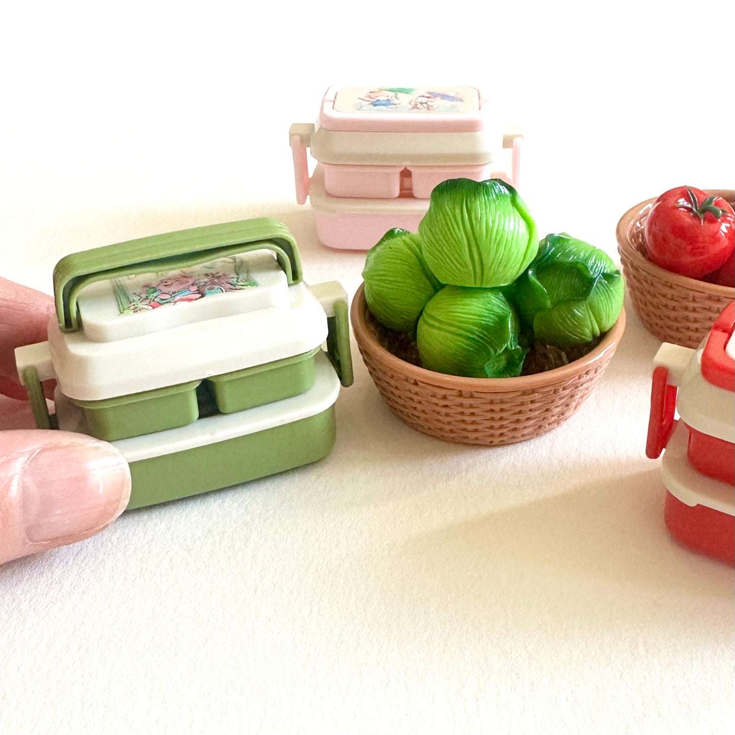 1/6 scale doll lunch box miniature food storage