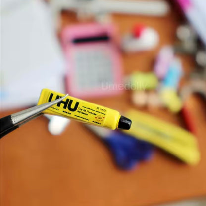 Miniature dollhouse All purpose Glue tube stationery