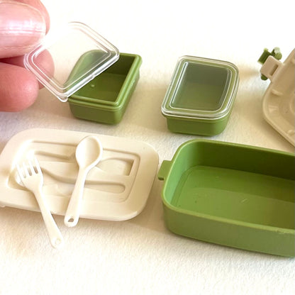 1/6 scale doll lunch box miniature food storage