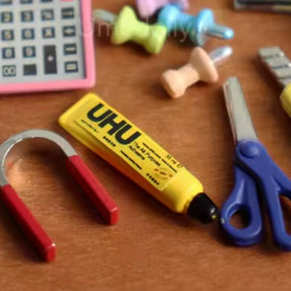 Miniature dollhouse All purpose Glue tube stationery