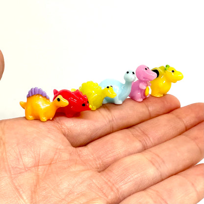 Tiny dinosaur miniature Set of 6