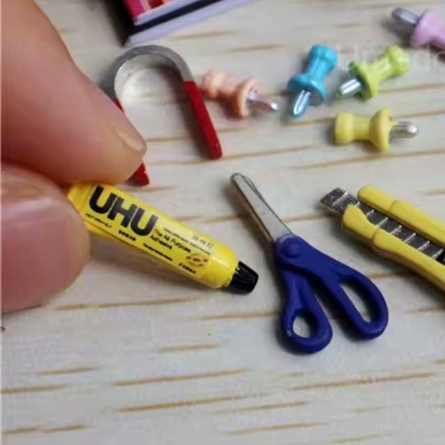 Miniature dollhouse All purpose Glue tube stationery