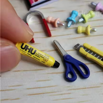 Miniature dollhouse All purpose Glue tube stationery