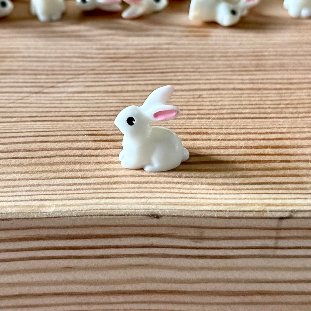 Tiny Easter rabbit charms