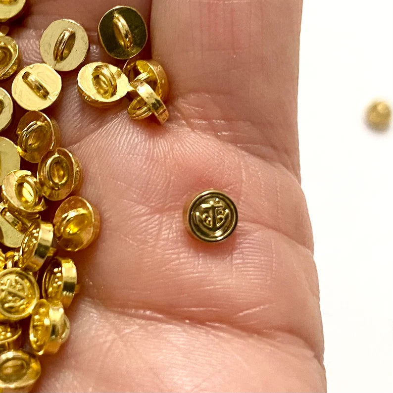 5mm buttons Anchor micro buttons metal