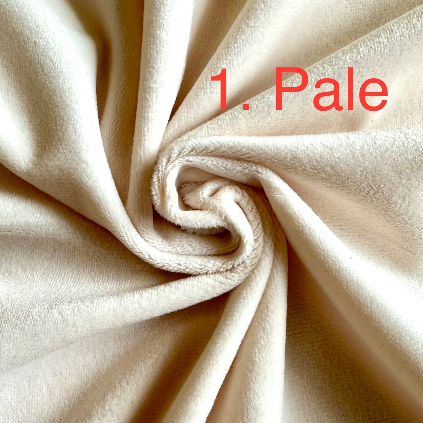 Doll skin fabric soft plush velour material 50x50cm