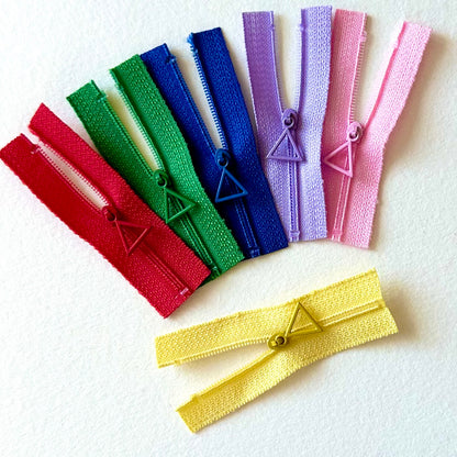 Super tiny zip micro Miniature zippers for Doll clothes 6cm