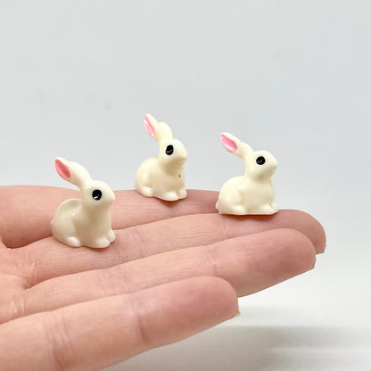 Tiny Easter rabbit charms