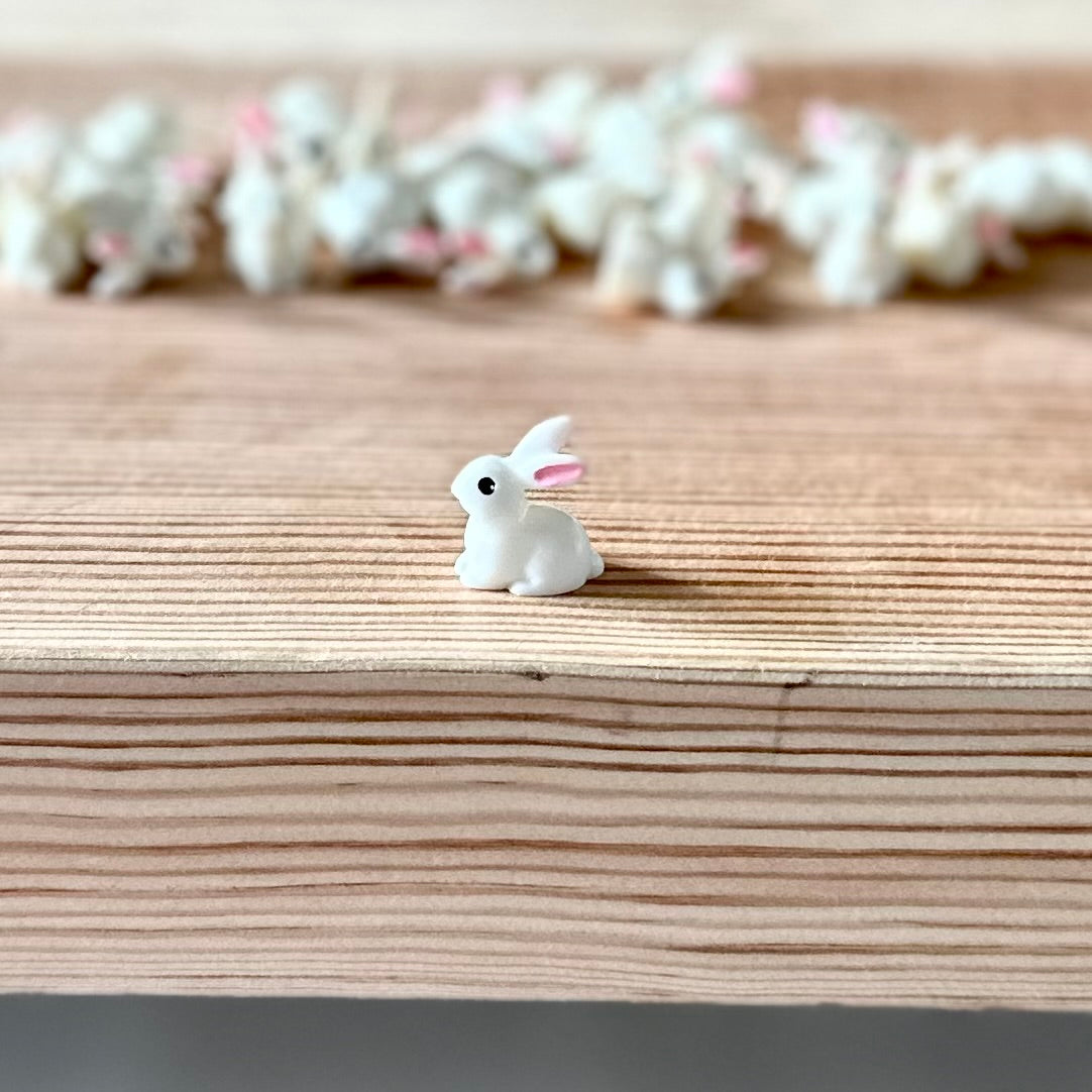 Tiny Easter rabbit charms