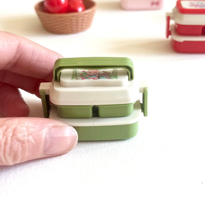 1/6 scale doll lunch box miniature food storage