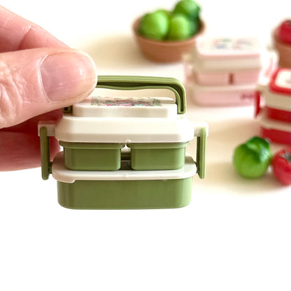 1/6 scale doll lunch box miniature food storage
