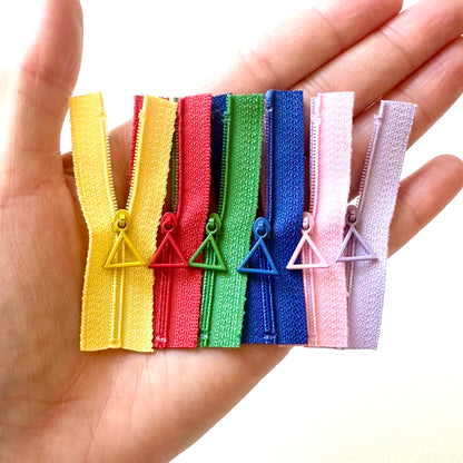 Super tiny zip micro Miniature zippers for Doll clothes 6cm