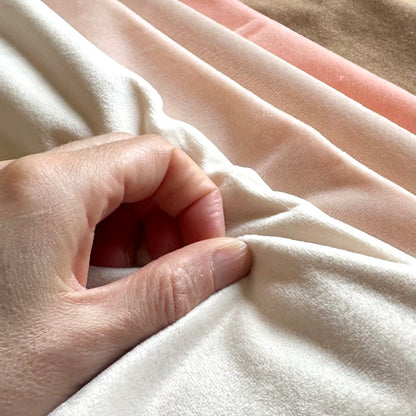 Doll skin fabric soft plush velour material 50x50cm