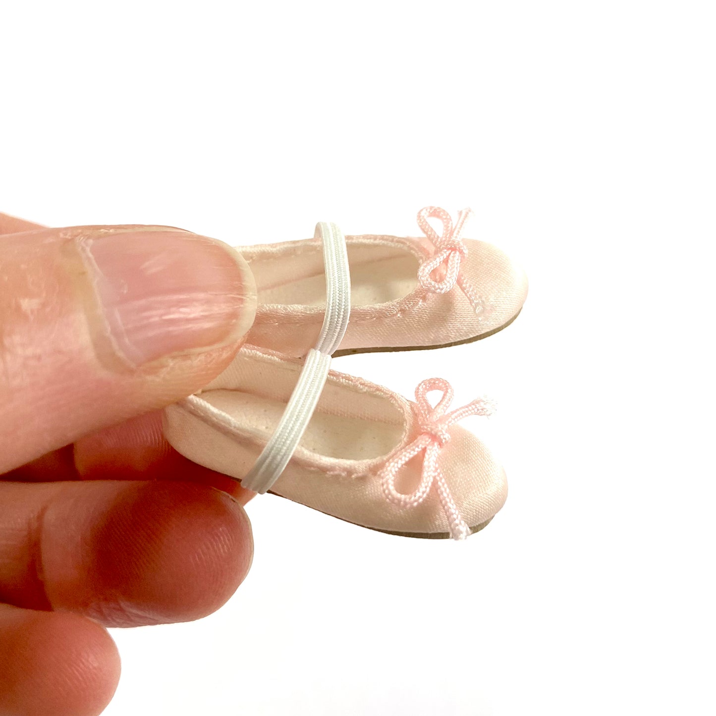 Miniature doll Ballet shoes tiny pink Silk ballet slippers for 1/6 Blythe doll BJD doll - Blacksparrowuk