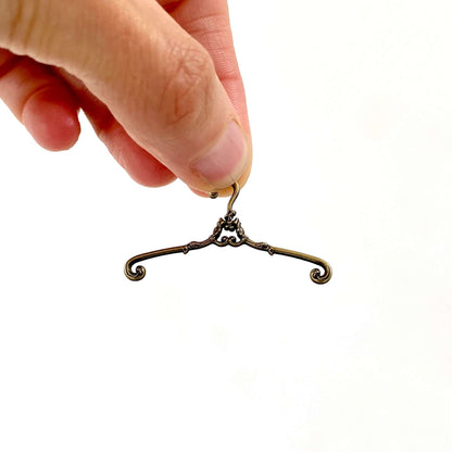 Doll clothes hangers 1/6 doll 1/12 Metal dolls hanger - Blacksparrowuk