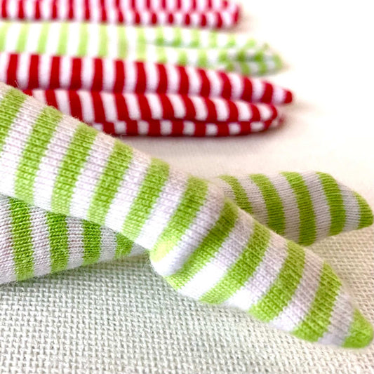 Blythe doll socks Green Stripy doll socks BJD socks - Blacksparrowuk