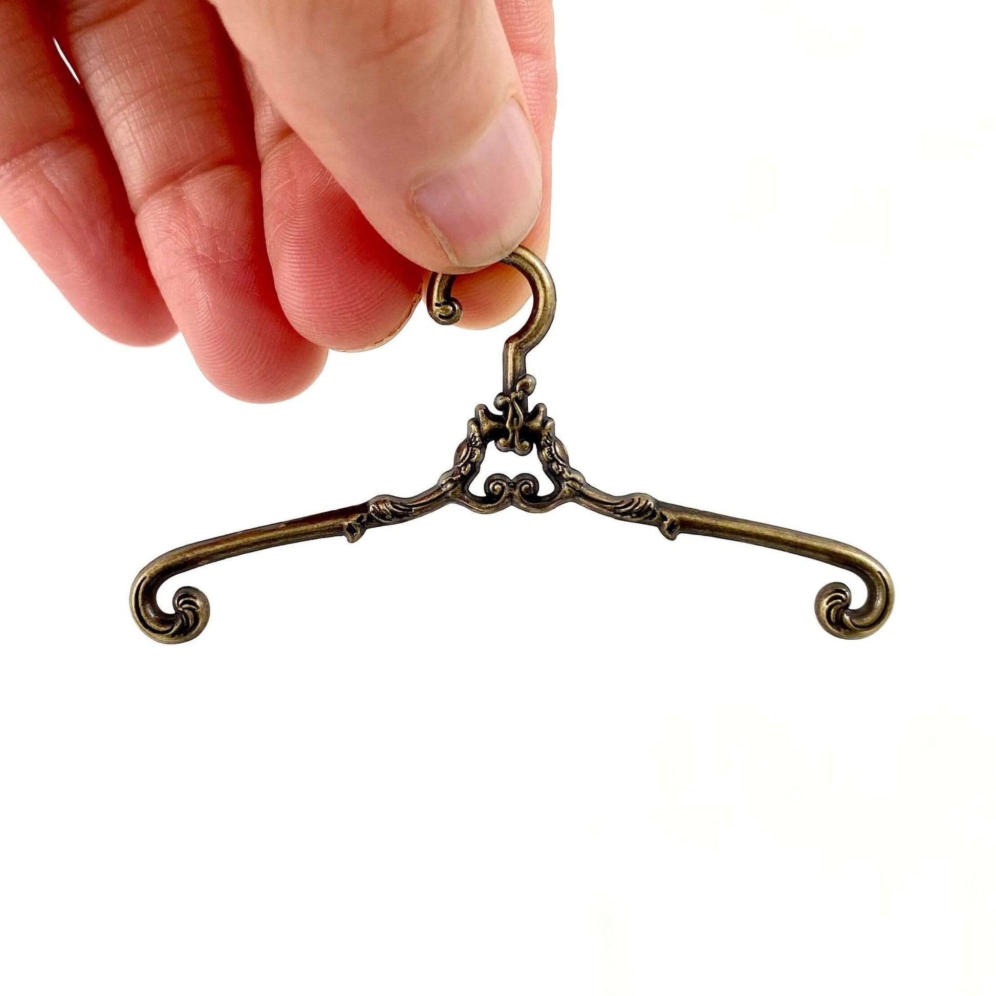 Doll clothes hangers 1/6 doll 1/12 Metal dolls hanger - Blacksparrowuk