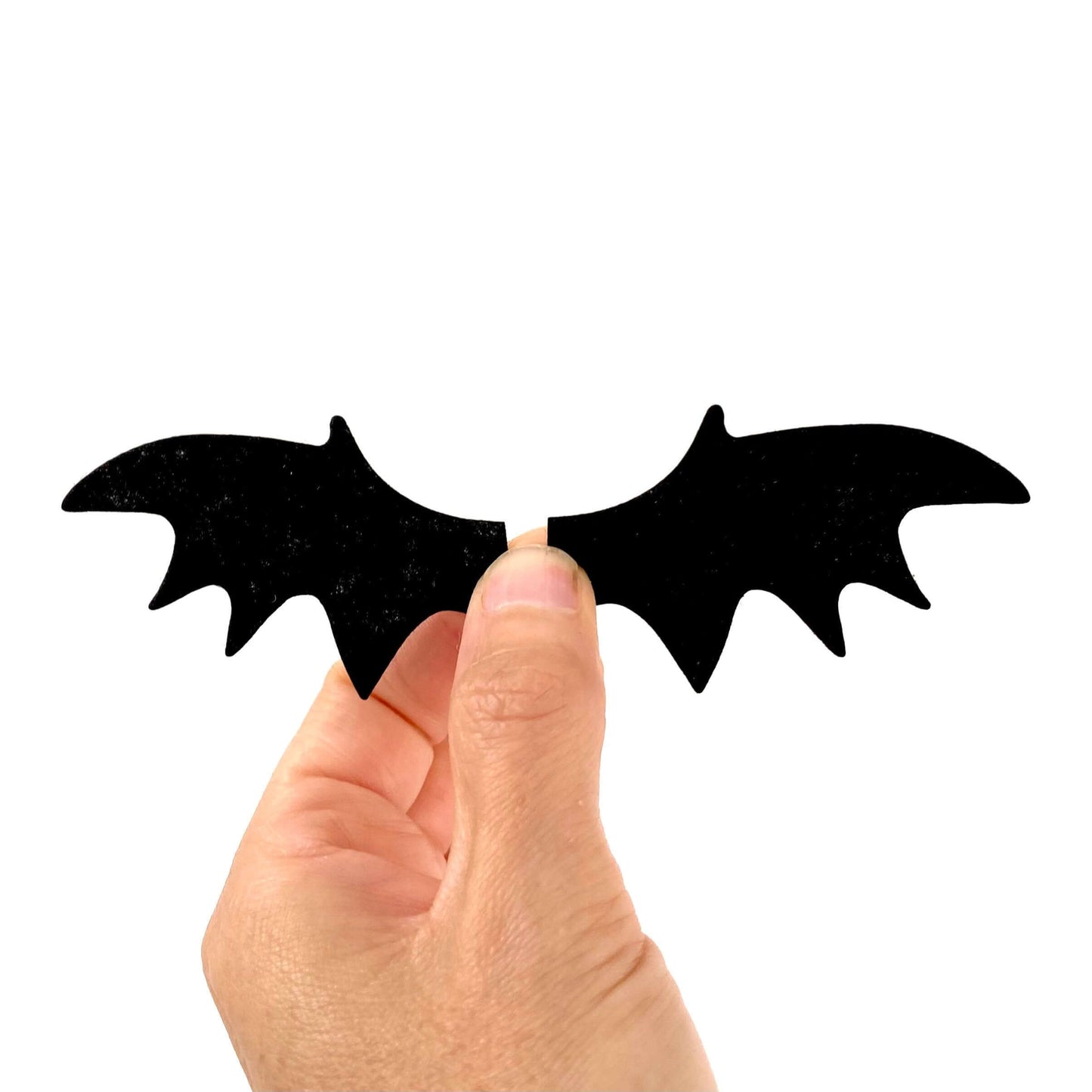 Miniature Bat wings fabric sew on patch Mini felt wings - Blacksparrowuk