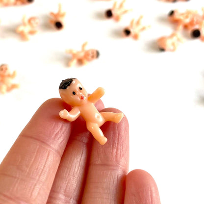 Tiny baby dolls Cute plastic Micro miniature babies - Blacksparrowuk