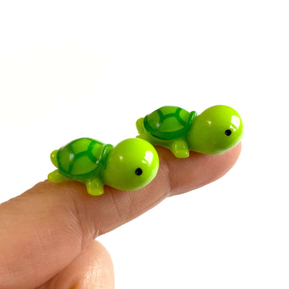 Miniature Turtle resin Dollhouse miniature - Blacksparrowuk