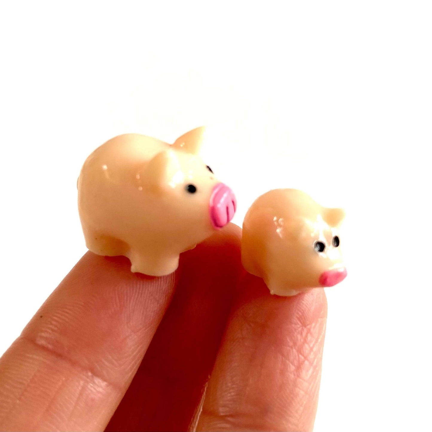 Micro Pig Figurines Tiny pig - Blacksparrowuk