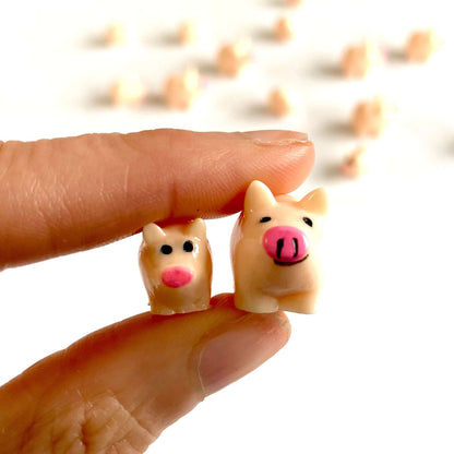 Micro Pig Figurines Tiny pig - Blacksparrowuk