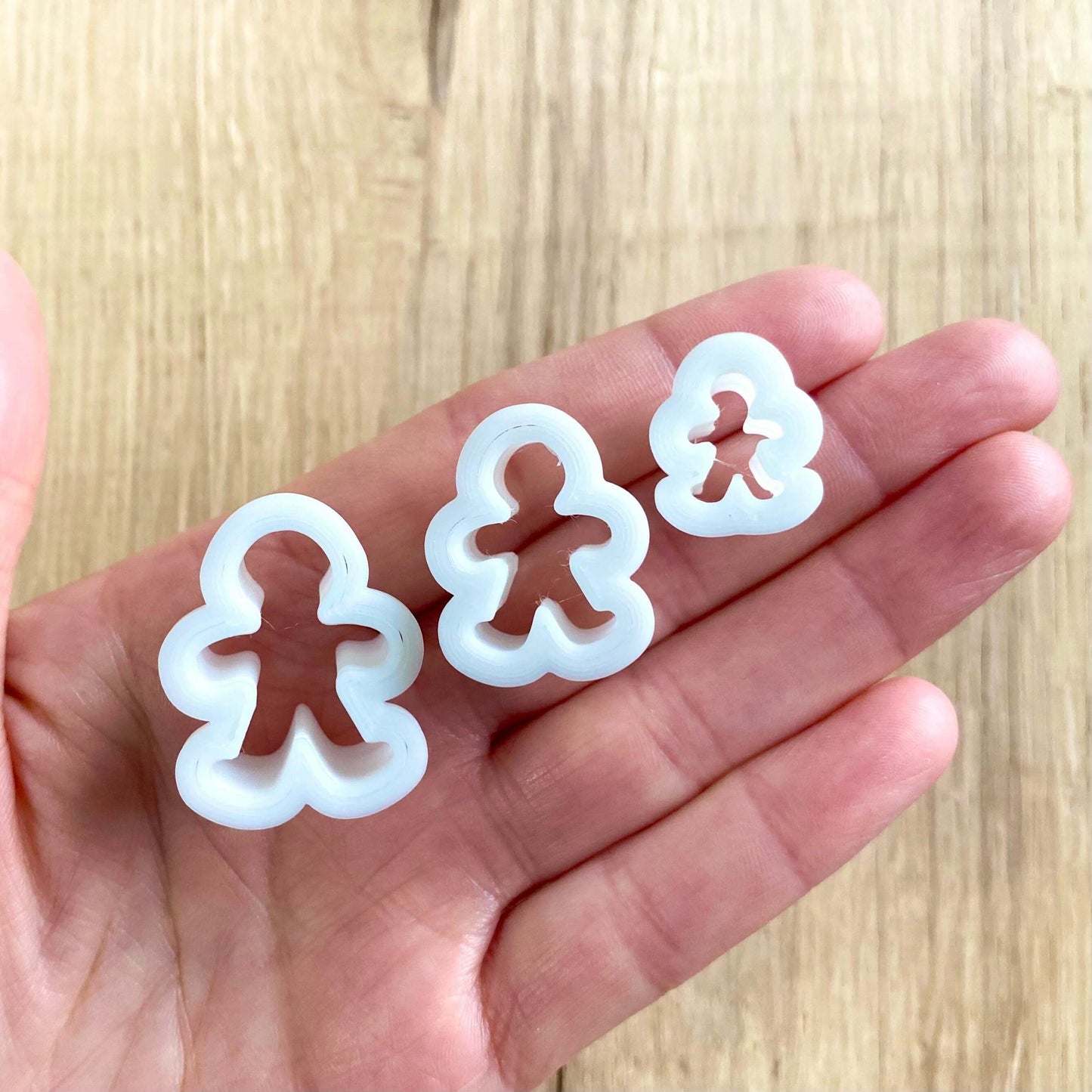 Miniature Cookie Cutters Gingerbread man Cookie Cutters Polymer Clay cutter - Blacksparrowuk