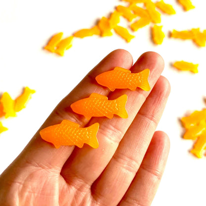 Mini Goldfish Jelly colour Resin miniatures - Blacksparrowuk