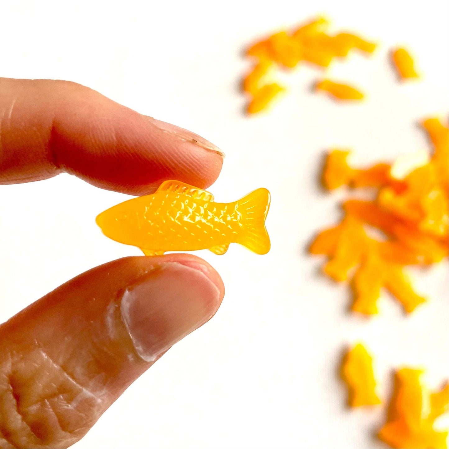 Mini Goldfish Jelly colour Resin miniatures - Blacksparrowuk