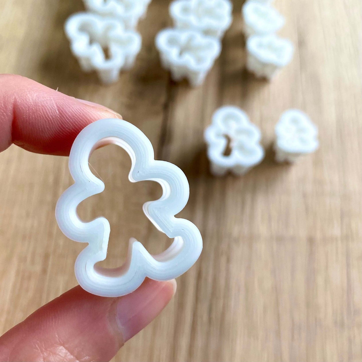 Miniature Cookie Cutters Gingerbread man Cookie Cutters Polymer Clay cutter - Blacksparrowuk