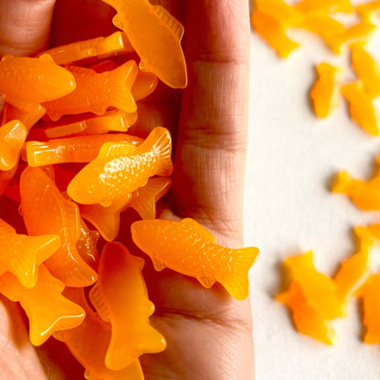 Mini Goldfish Jelly colour Resin miniatures - Blacksparrowuk